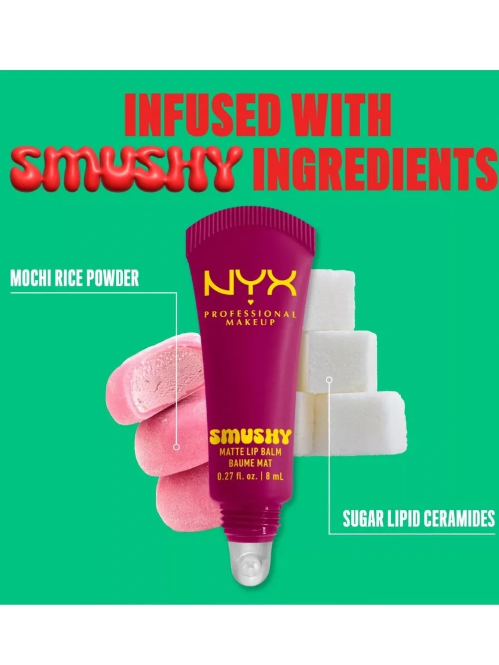 NYX Smushy Matte Lip Balm Trio in Silly Sippin’ & Snuggle SZN 8ml X 3 BRAND NEW